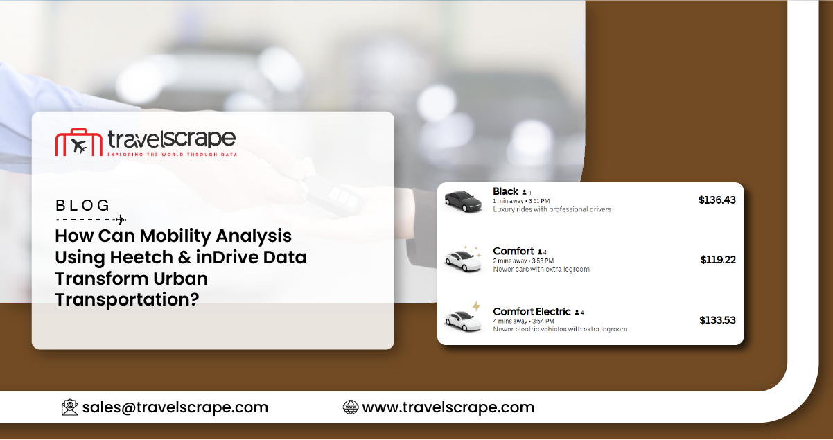 Mobility Analysis Using Heetch & inDrive Data for Urban Transportation